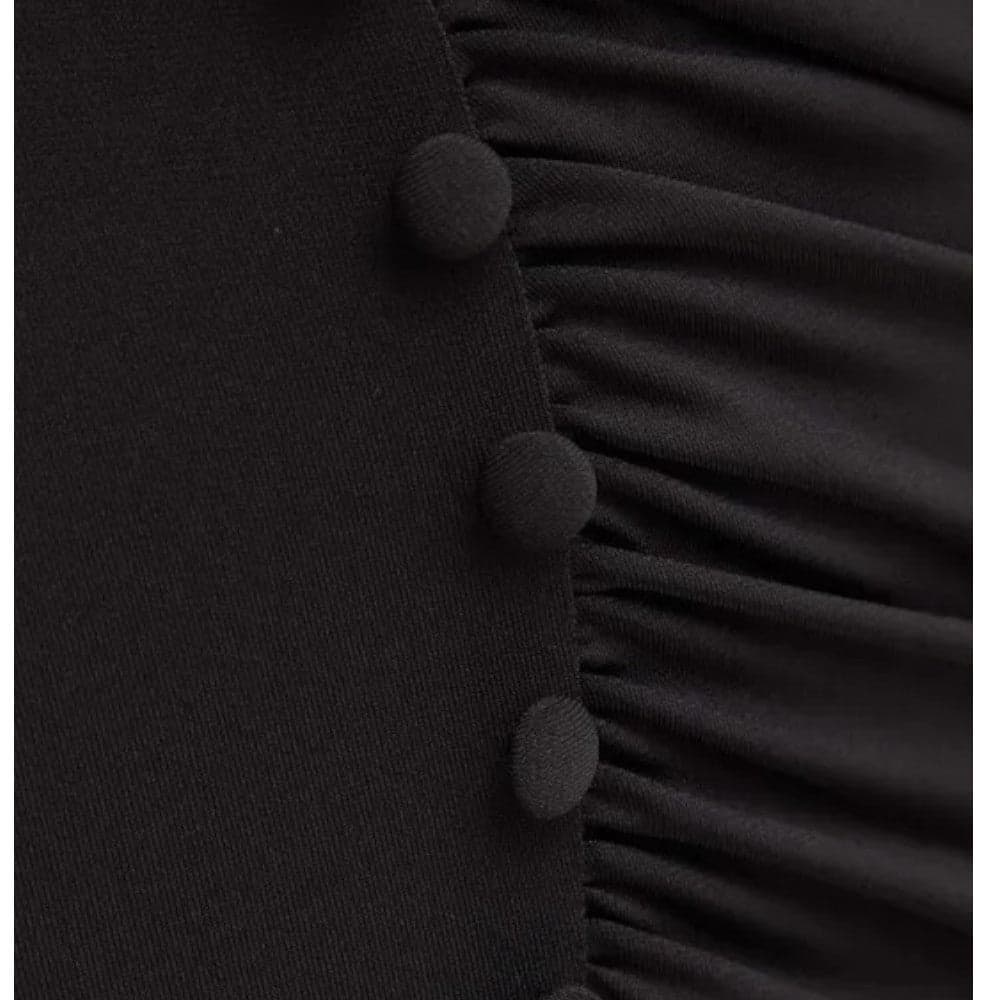 Guess vestito nero Alyssa W4YK11 KCBW2 Vestiti Guess