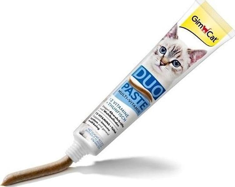 Gimcat Multi-Vitaminico Duo Paste per Gatti al Tonno 50gr in Multivitaminici 101 Market - Poggibonsi, commercioVirtuoso.it