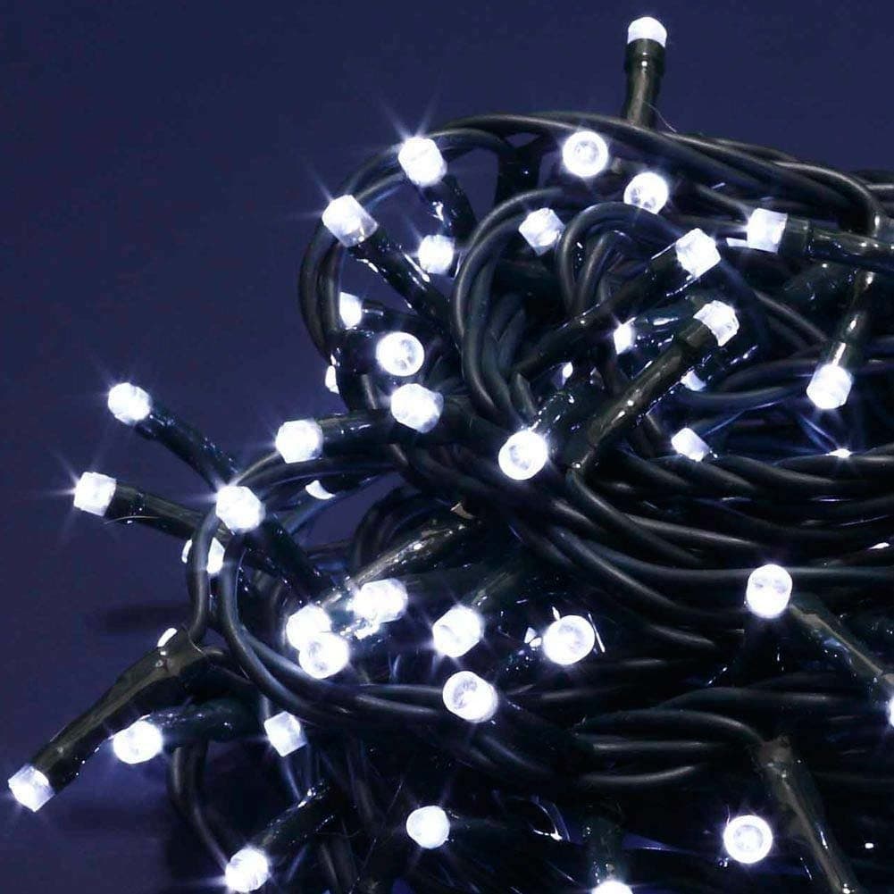 Catena Luminosa 300 LED Mini Lucciole Bianco Freddo 8Funzioni Interno Esterno in Catene luminose Danyx - Casoria, commercioVirtuoso.it