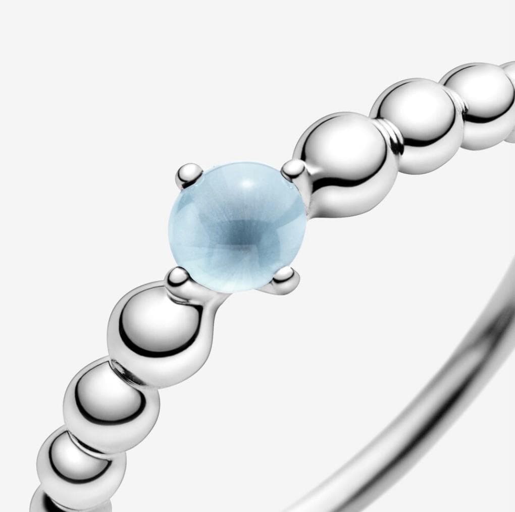 Pandora Anello azzurro cielo decorato con sfere in Anelli Alba Gioielli - Casoria, commercioVirtuoso.it