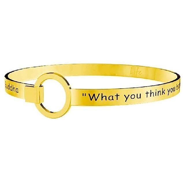 KIDULT BRACCIALE - WHAT YOU THINK YOU BECOME … BUDDHA in Bracciali Alba Gioielli - Casoria, commercioVirtuoso.it