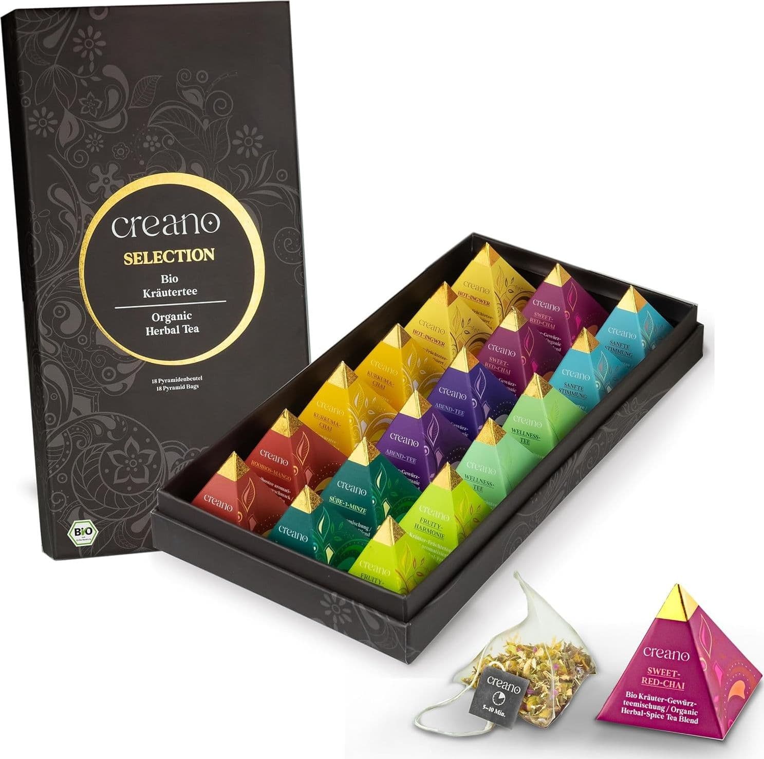 18 Tisane BIO Premium in Cesti regalo con tè MariTea bottega del Tè - Lodi, commercioVirtuoso.it