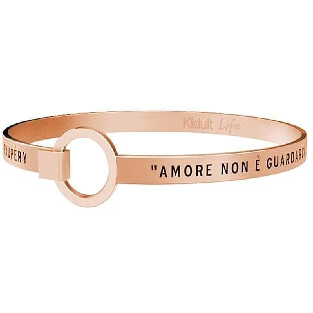 KIDULT BRACCIALE - AMORE NON È GUARDARCI L'UN L'ALTRO … A. DE SAINT-EXUPÉRY in Bracciali Alba Gioielli - Casoria, commercioVirtuoso.it
