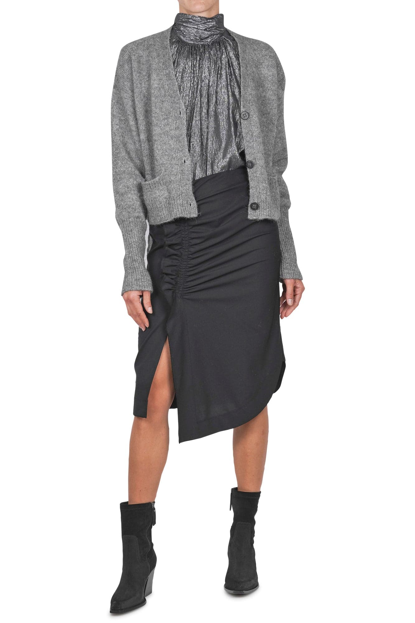 8PM 8pm - Gonna - 460207 - Nero da donna in Gonne Drestige - Casamassima, commercioVirtuoso.it