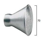 Doccia Soffione In Alluminio Semi Bombato mm.70 Attacco Filettato Femmina d.3/4" Vissmark in Docce fisse Taliachicce.it - Milazzo, commercioVirtuoso.it