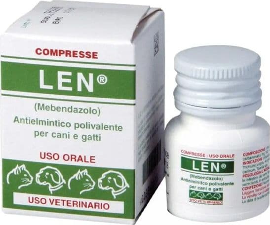 Sverminante Len 20 Compresse per Cani e Gatti Teknofarma - 2