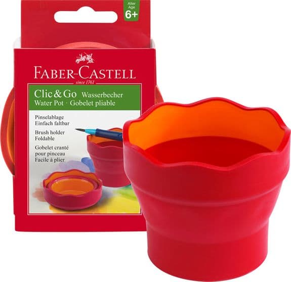 Vaschetta multiuso Click  Go rosso Faber Castell