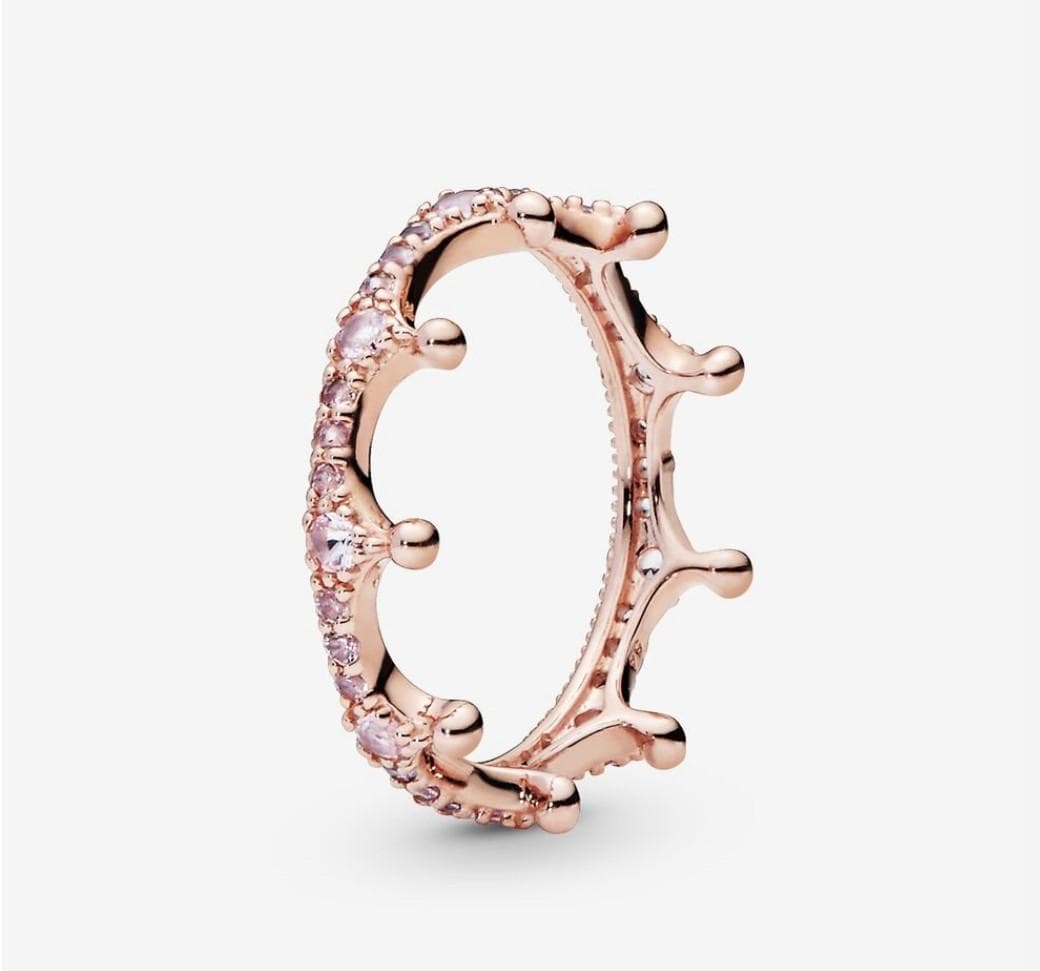 Pandora Anello corona scintillante rosè