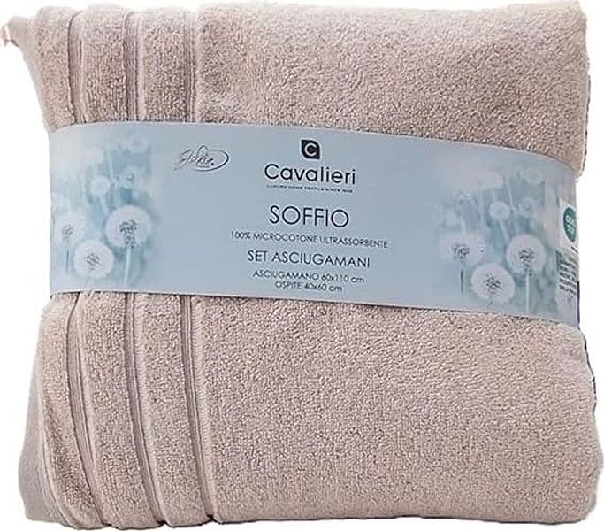 Asciugamano Soffio ! Jolie: Coppia Viso + Bidet, Spugna 550gr/mq in Set di asciugamani Anastasi - Marsala, commercioVirtuoso.it