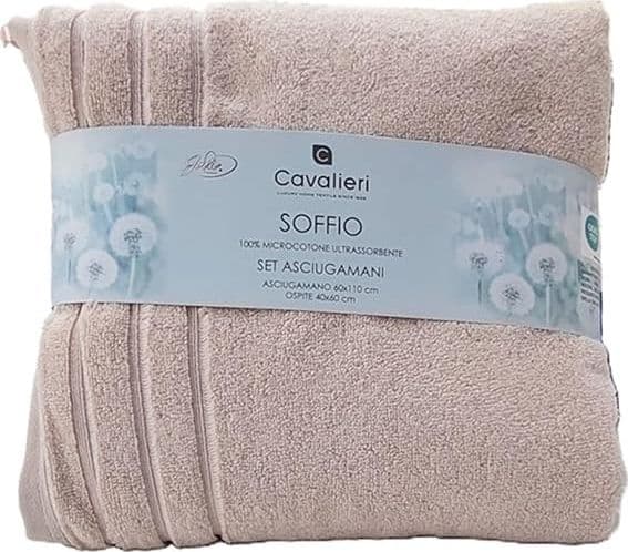 Asciugamano Soffio ! Jolie: Coppia Viso + Bidet, Spugna 550gr/mq in Set di asciugamani Anastasi - Marsala, commercioVirtuoso.it