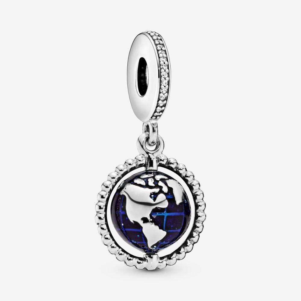 Pandora Charm pendente Globo girevole