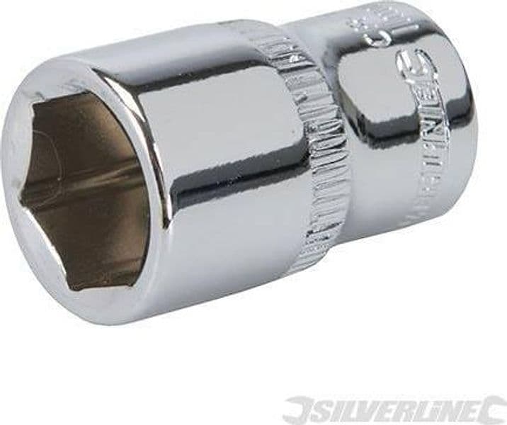 Chiave inserto a bussola metrico esagonale 1/4" Silverline meccanica Silverline