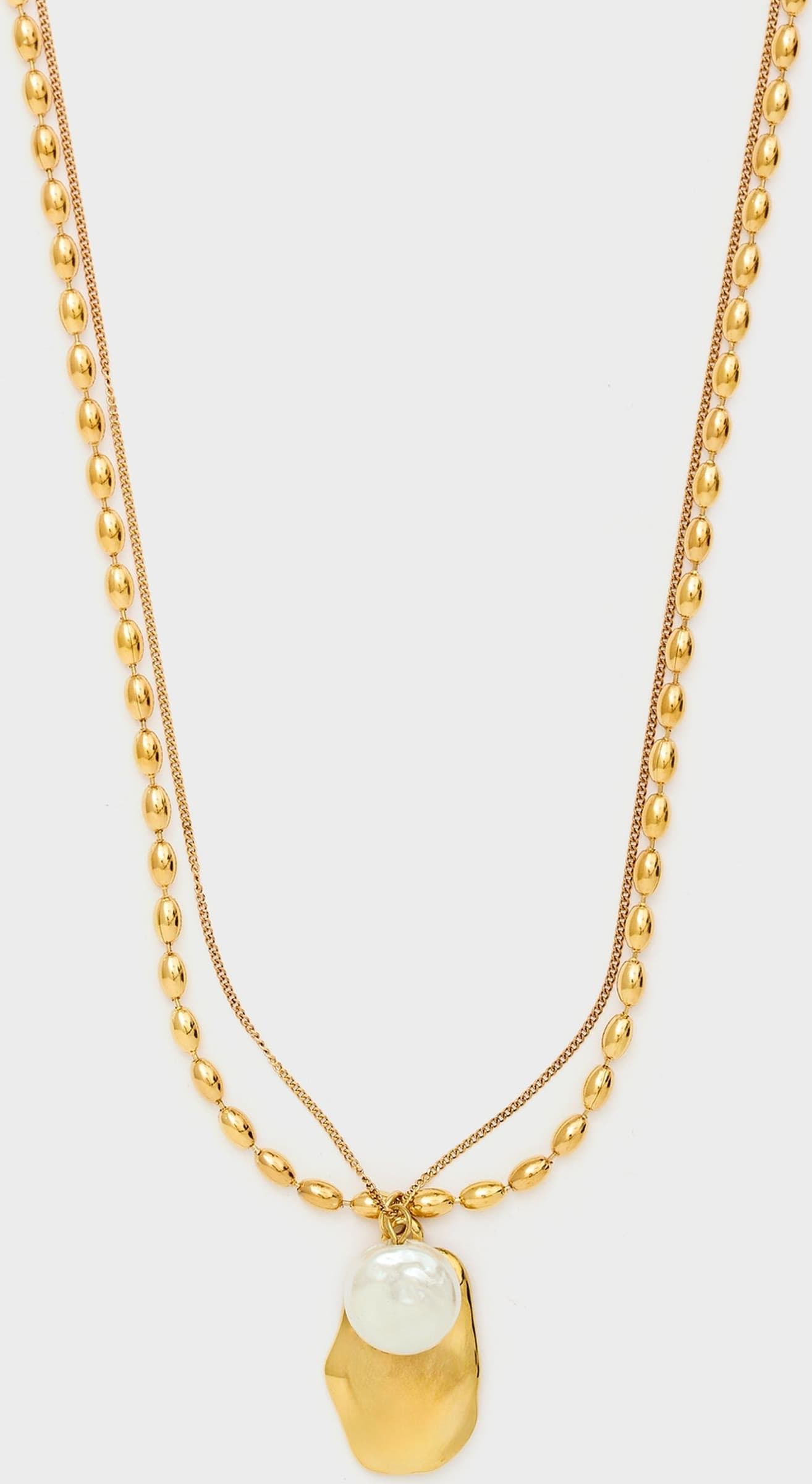 Collana doppia catena con charmes oro in Cinture Kanal 32 - Santa Maria di Licodia, commercioVirtuoso.it