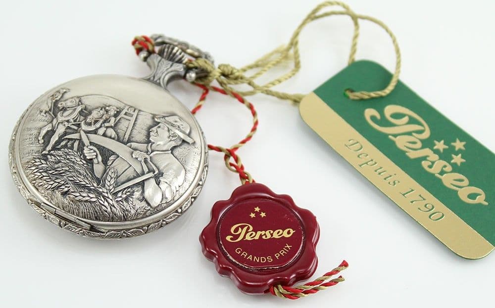 Orologio da tasca Perseo savonette meccanico carica manuale contadino in Orologi da tasca Gioielleria Saba - Dolianova, commercioVirtuoso.it
