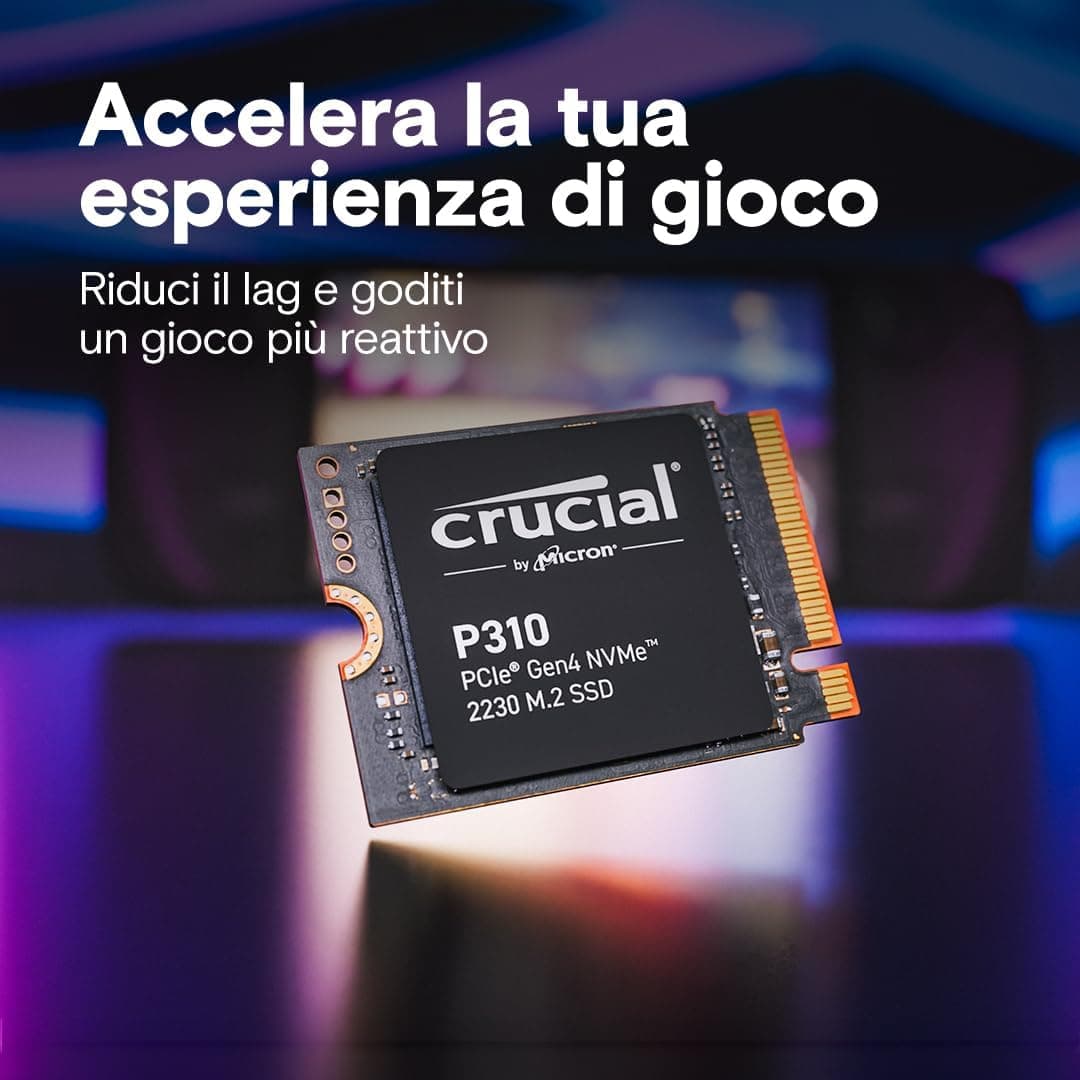 Crucial P310 Ssd Interno 2TB PCIe Gen4 NVMe 2230 M.2 CT2000P310SSD2 in  Prezzo Bomba Store - Casalnuovo di Napoli, commercioVirtuoso.it