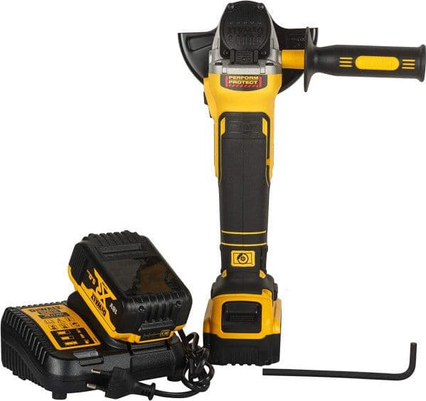SMERIGLIATRICE BATTERIA 18V DCG405P2-QW 'DEWALT' in prodotto Busolin - Venezia, commercioVirtuoso.it