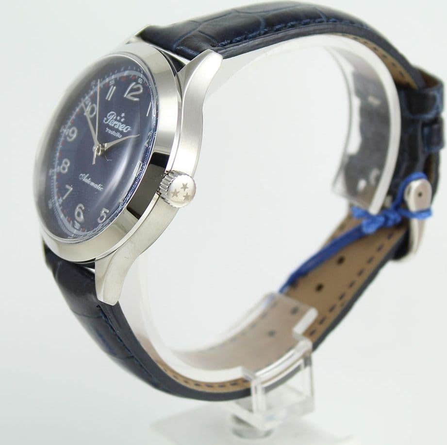 Orologio uomo automatico Perseo Trestelle classico blu in Orologi da polso Gioielleria Saba - Dolianova, commercioVirtuoso.it