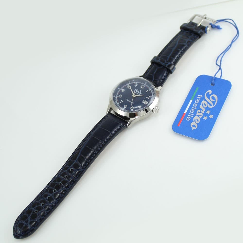 Orologio uomo automatico Perseo Trestelle classico blu in Orologi da polso Gioielleria Saba - Dolianova, commercioVirtuoso.it