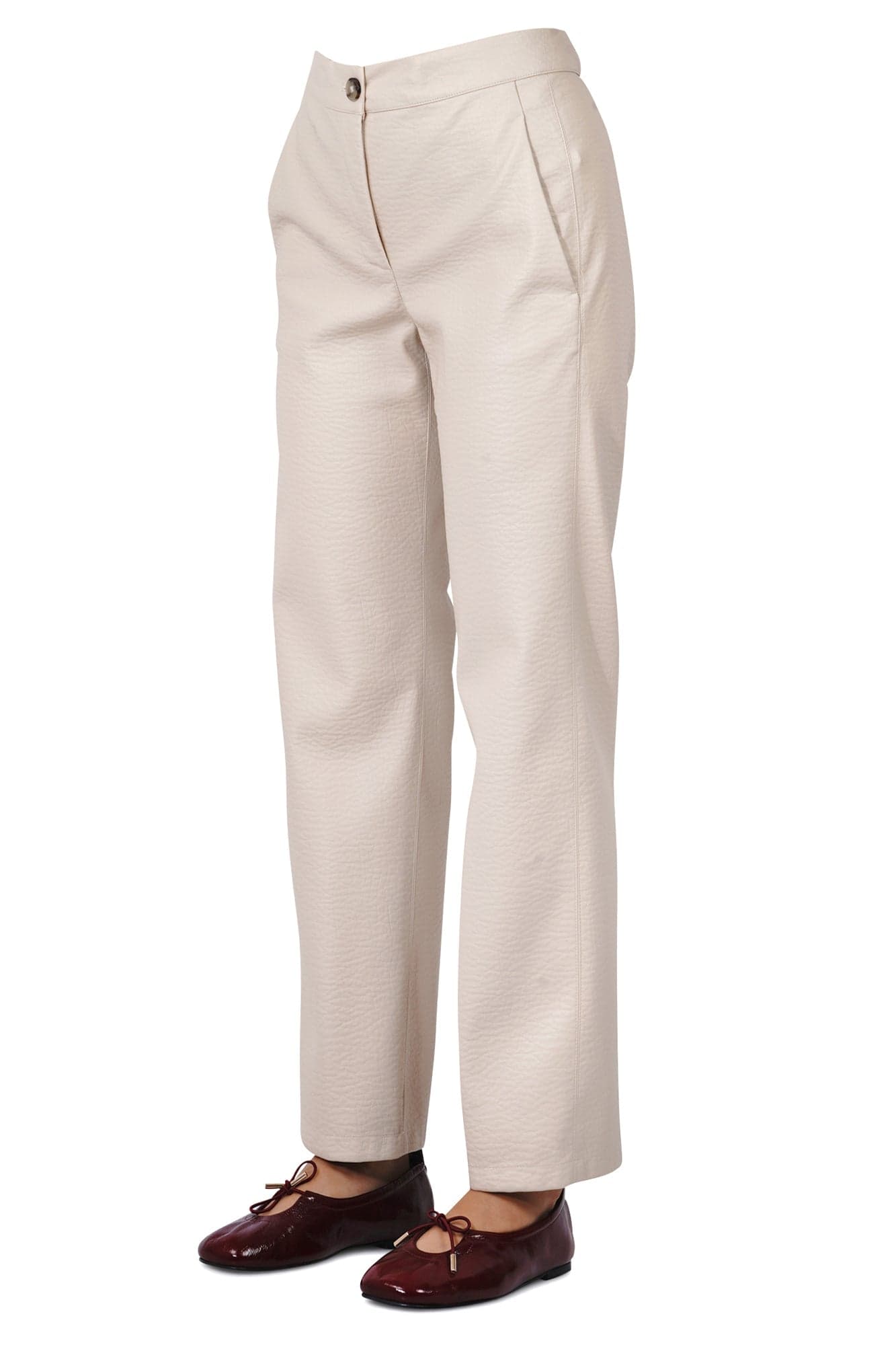 ALESSIA SANTI Alessia Santi - Pantalone - 460311 - Avena da donna in Pantaloni Drestige - Casamassima, commercioVirtuoso.it