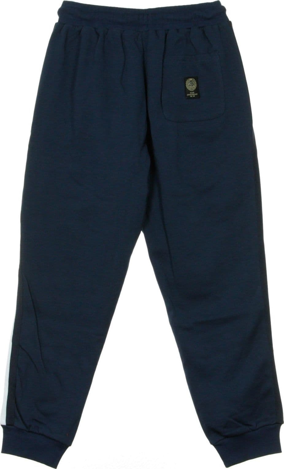 MASS DENIM Pantalone Tuta Felpato Uomo Oblique Navy da uomo in Pantaloni sportivi Drestige - Casamassima, commercioVirtuoso.it