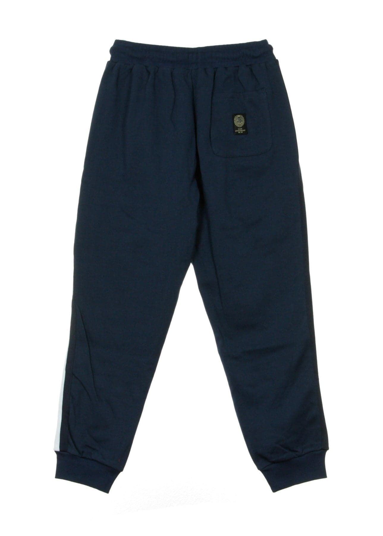 MASS DENIM Pantalone Tuta Felpato Uomo Oblique Navy da uomo in Pantaloni sportivi Drestige - Casamassima, commercioVirtuoso.it