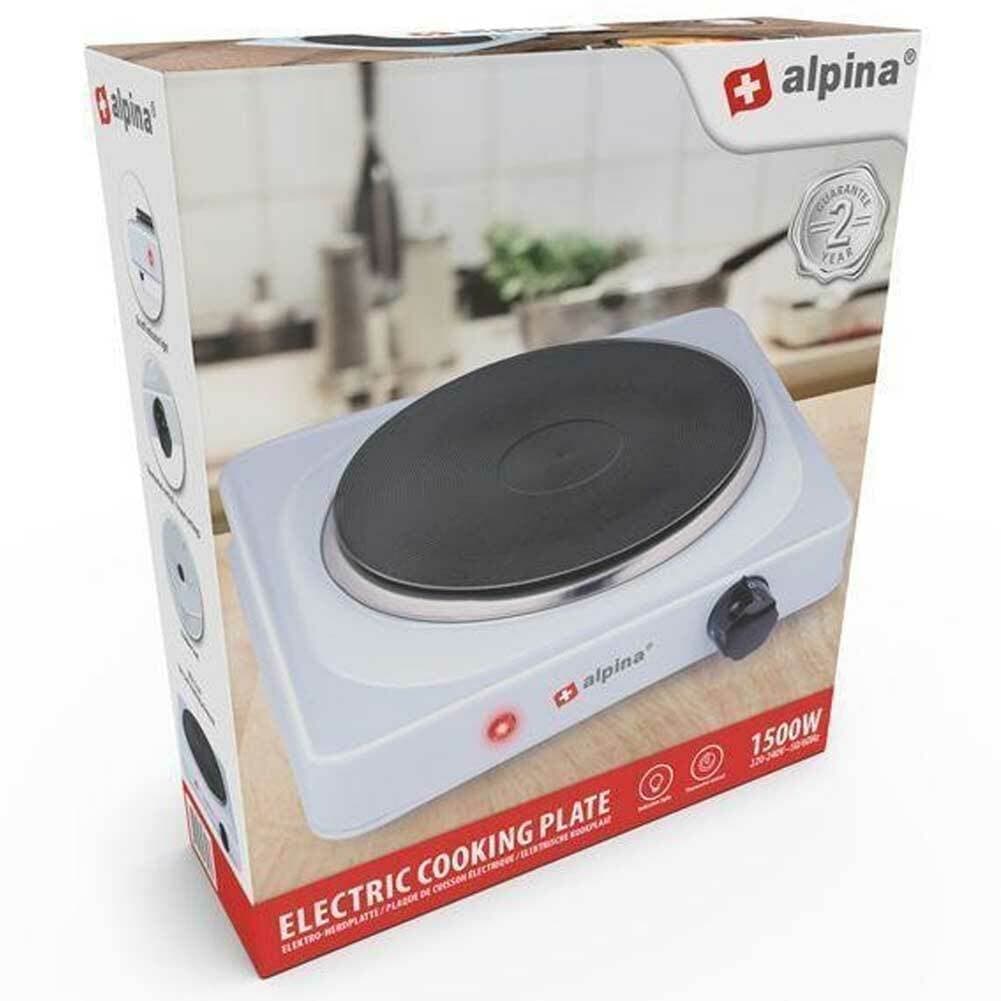 Fornello Elettrico Smaltato Piastra in Ghisa 1500W con Termostato Casa Campeggio in Fornellini elettrici Danyx - Casoria, commercioVirtuoso.it