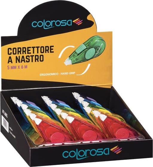 Espositore 18 Nasti Correttore Ergonomico 5Mmx6Mt Colorosa Riplast