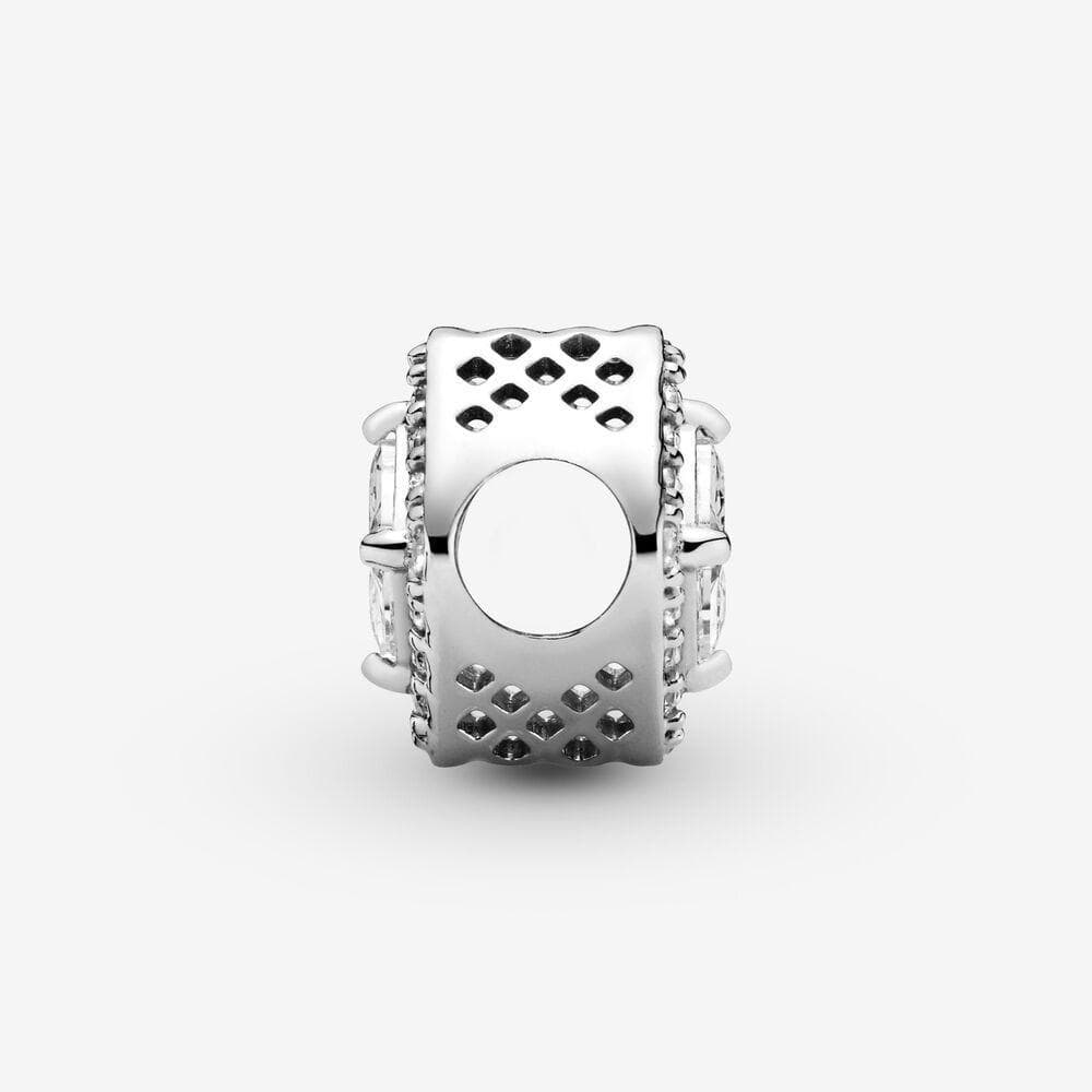 Pandora  Charm Punto Luce quadrato scintillante