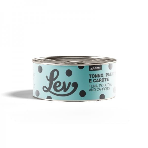 Lev Scatoletta al Tonno Patate e Carote per Gatti 140gr - 2