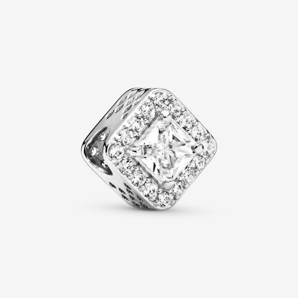 Pandora  Charm Punto Luce quadrato scintillante in Bead Charm Alba Gioielli - Casoria, commercioVirtuoso.it