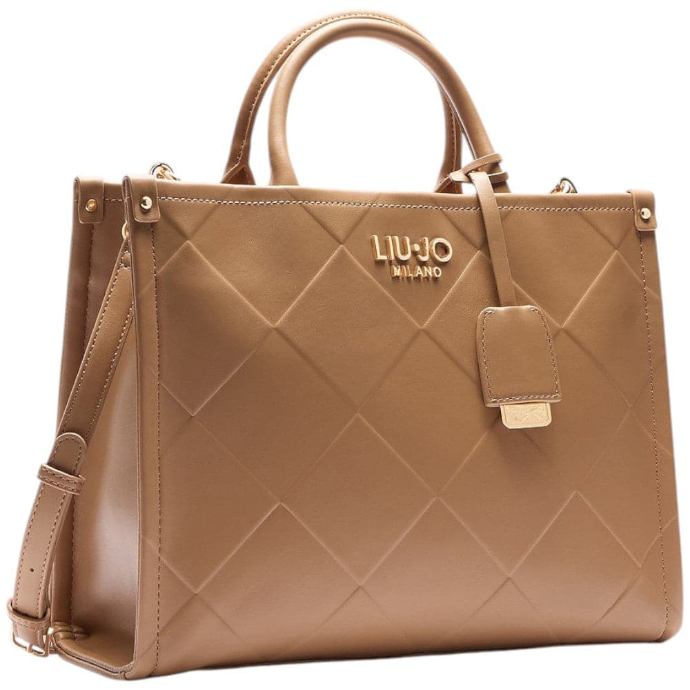Liu Jo borsa tote media cammello Ridhi AA5206E0778 Borse Liu Jo