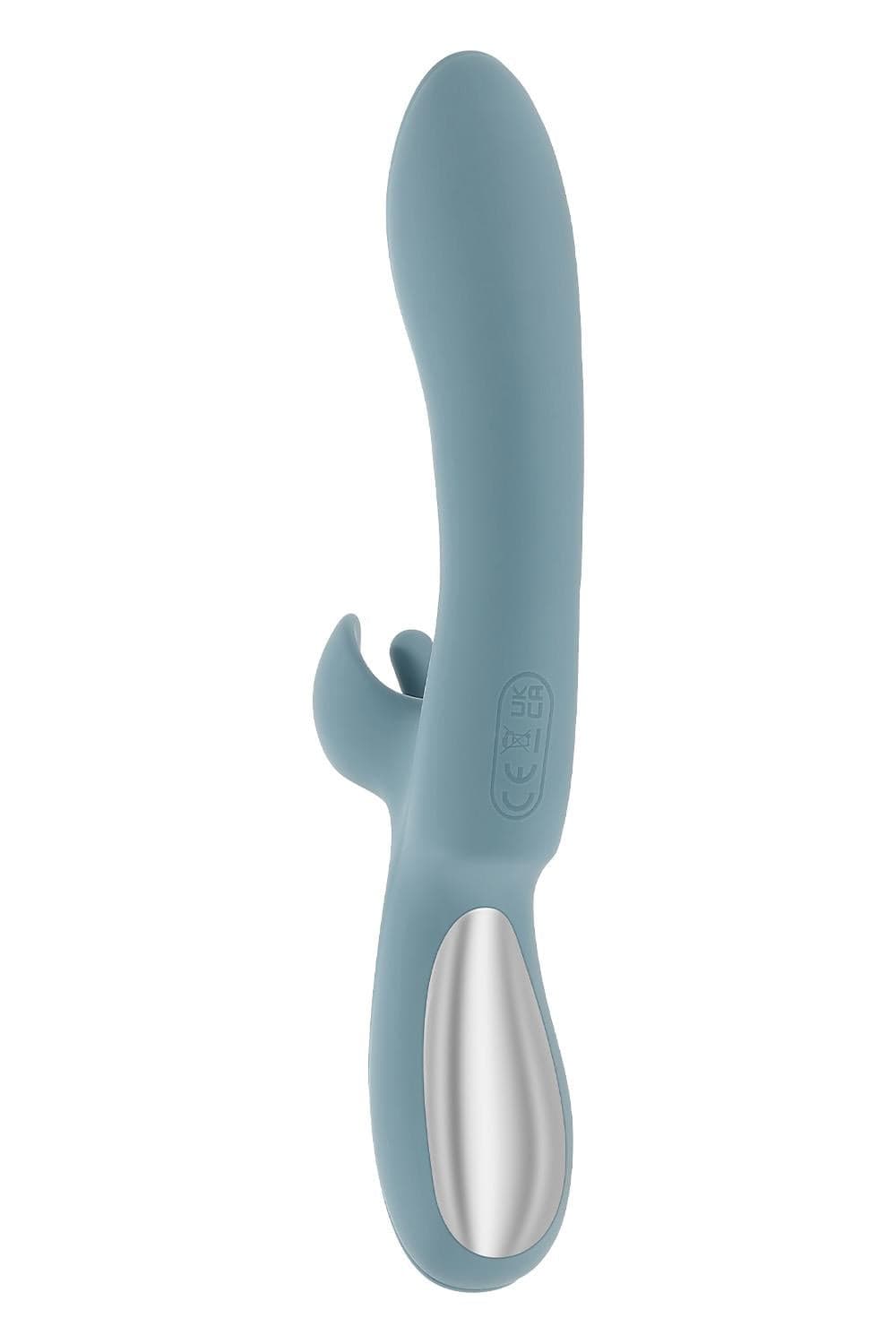 Vibratore Rabbit grande con stimolatore clitoride movimento indipendente 5 x EVOLVED RABBIT VIBRATOR TAKE YOUR FLICK BLUE in prodotto Erosdom - Palmi, commercioVirtuoso.it
