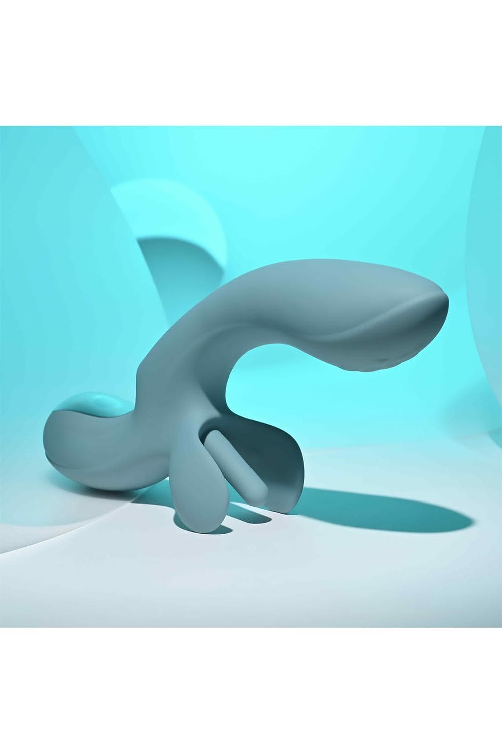 Vibratore Rabbit grande con stimolatore clitoride movimento indipendente 5 x EVOLVED RABBIT VIBRATOR TAKE YOUR FLICK BLUE in prodotto Erosdom - Palmi, commercioVirtuoso.it