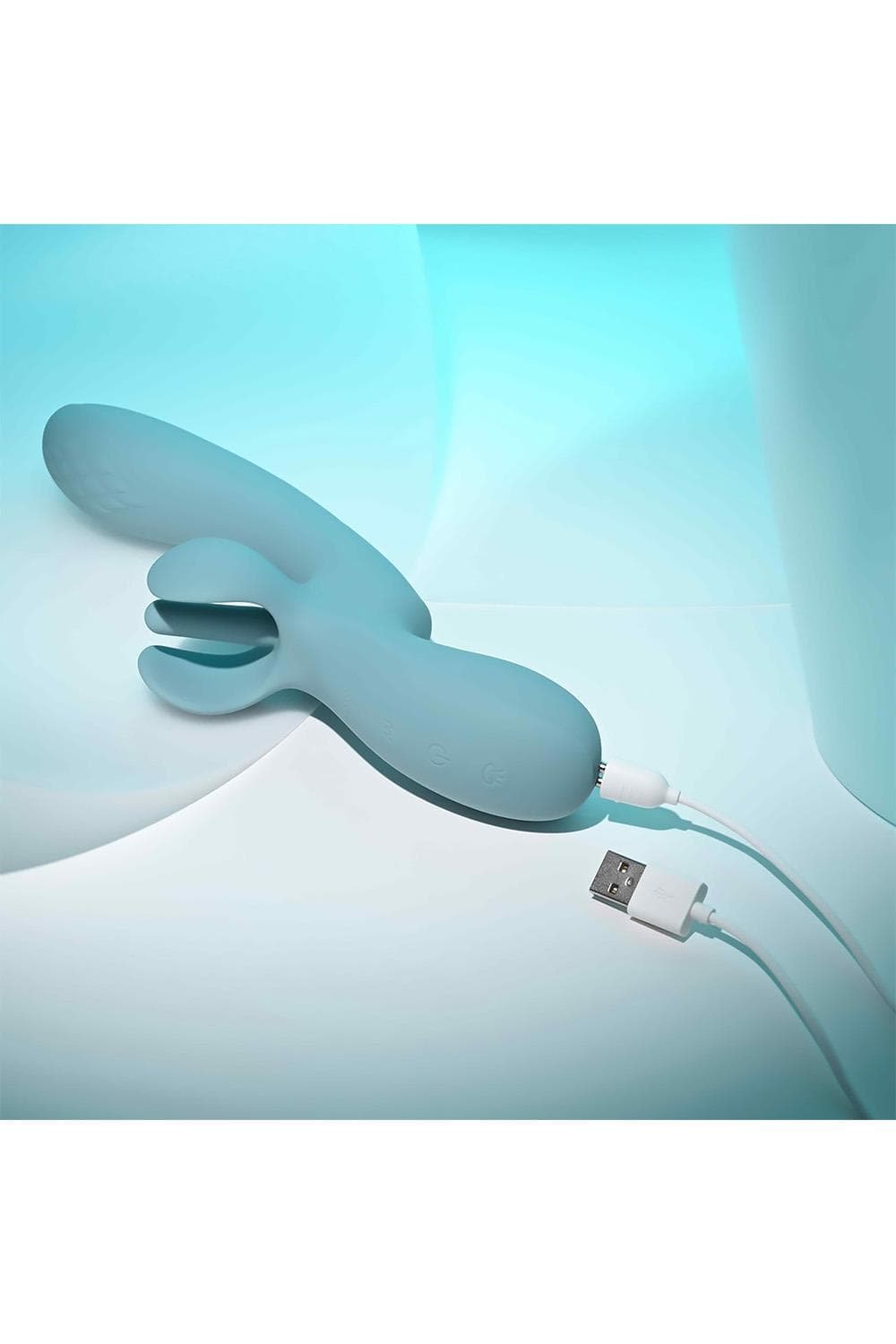 Vibratore Rabbit grande con stimolatore clitoride movimento indipendente 5 x EVOLVED RABBIT VIBRATOR TAKE YOUR FLICK BLUE in prodotto Erosdom - Palmi, commercioVirtuoso.it