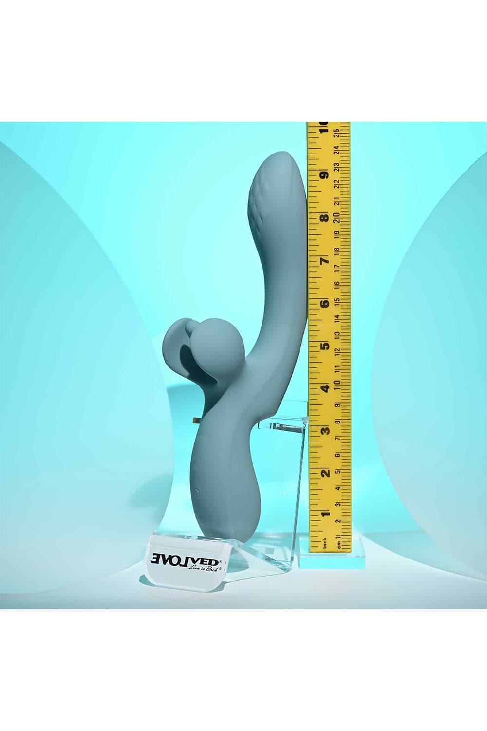Vibratore Rabbit grande con stimolatore clitoride movimento indipendente 5 x EVOLVED RABBIT VIBRATOR TAKE YOUR FLICK BLUE in prodotto Erosdom - Palmi, commercioVirtuoso.it