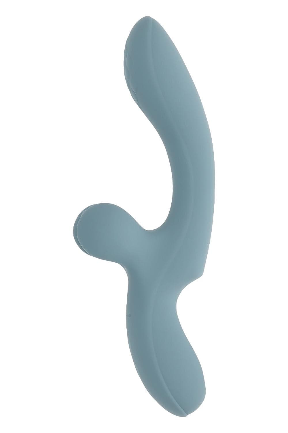Vibratore Rabbit grande con stimolatore clitoride movimento indipendente 5 x EVOLVED RABBIT VIBRATOR TAKE YOUR FLICK BLUE in prodotto Erosdom - Palmi, commercioVirtuoso.it