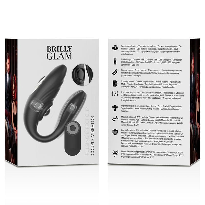 BRILLY GLAM gioco di coppia in silicone con telecomando ricaricabile USB in Vibratori proiettile e ovuli vibranti Kondorama - Martinsicuro, commercioVirtuoso.it