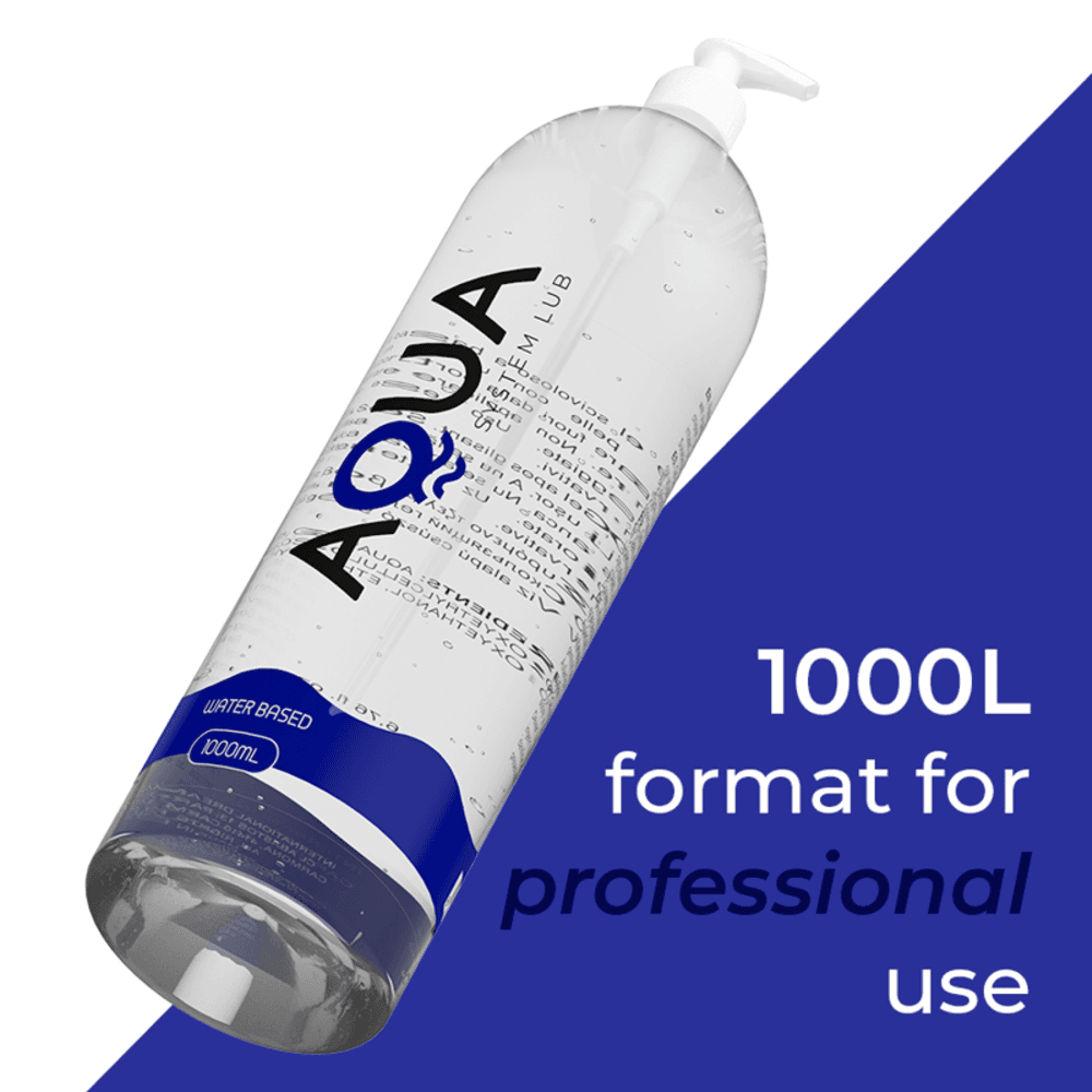 AQUA lubrificante intimo a base acqua in flacone da un litro con dosatore 1000 ml in Lubrificanti e gel stimolanti Kondorama - Martinsicuro, commercioVirtuoso.it