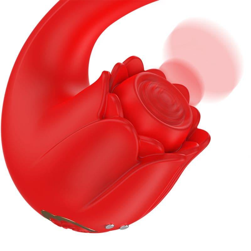 MIA succhia clitoride in silicone rosso vibratore tapping pulsante impermeabile USB in prodotto Kondorama - Martinsicuro, commercioVirtuoso.it