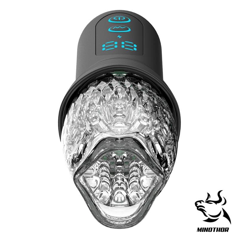 MINOTHOR masturbatore maschile per lui l’uomo rotante 2 motori con spinta e rotazione in silicone ricaricabile USB in Massaggiatori elettrici manuali Kondorama - Martinsicuro, commercioVirtuoso.it