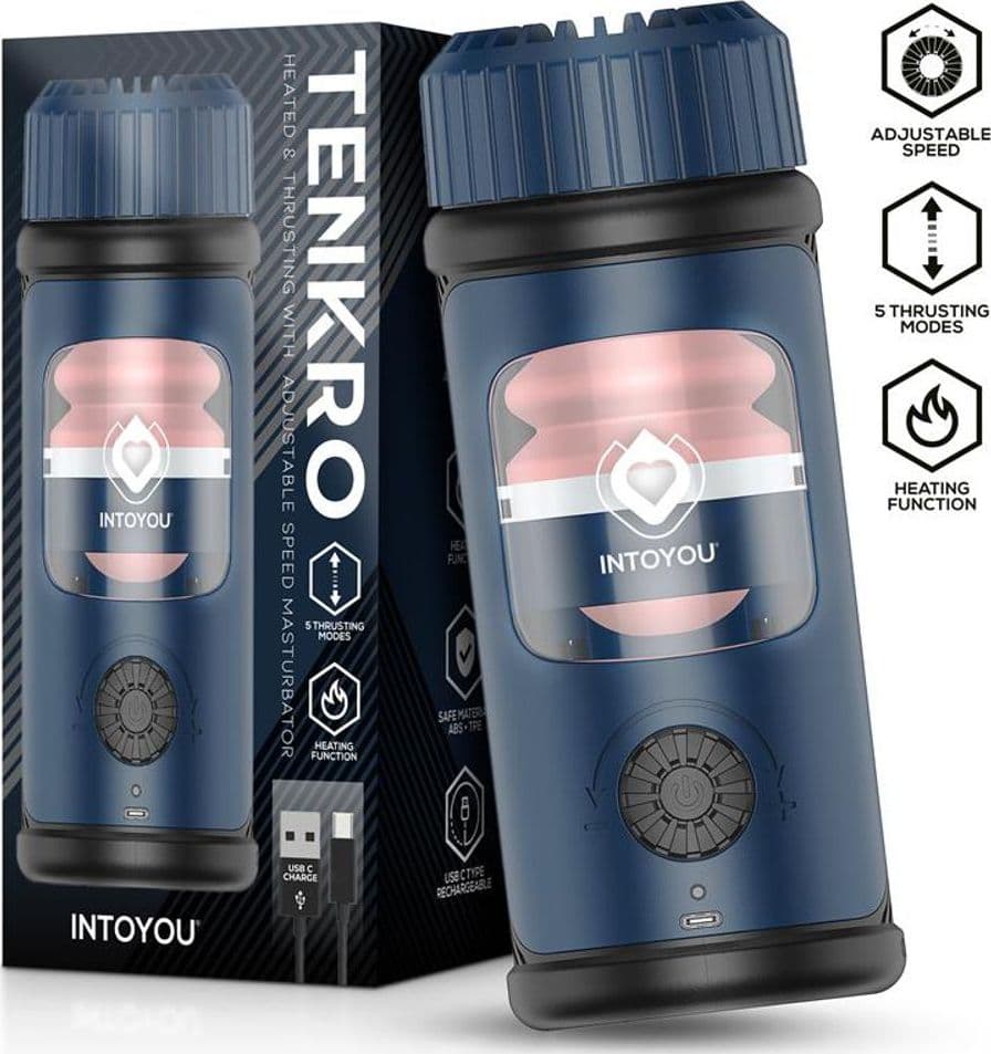 Tenkro masturbatore maschile vibrante auto riscandante ergonomico ricaricabile USB in Anelli fallici e vibranti Kondorama - Martinsicuro, commercioVirtuoso.it