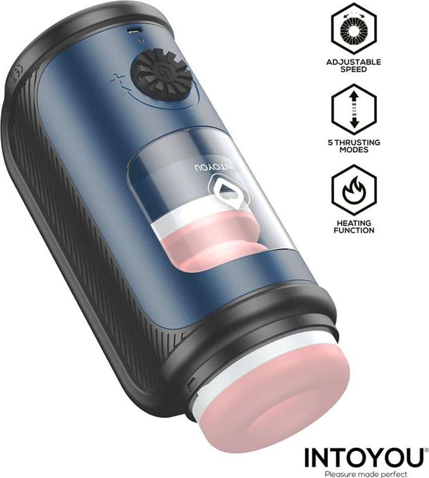 Tenkro masturbatore maschile vibrante auto riscandante ergonomico ricaricabile USB in Anelli fallici e vibranti Kondorama - Martinsicuro, commercioVirtuoso.it