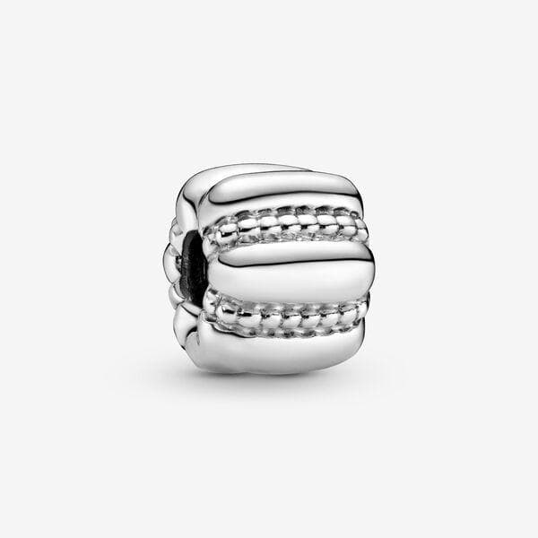 Pandora Clip a barilotto ricamato