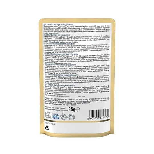Schesir Complete Nutrition gatto tonnetto con orata in gelatina alimento completo umido bustina 85 gr - 6