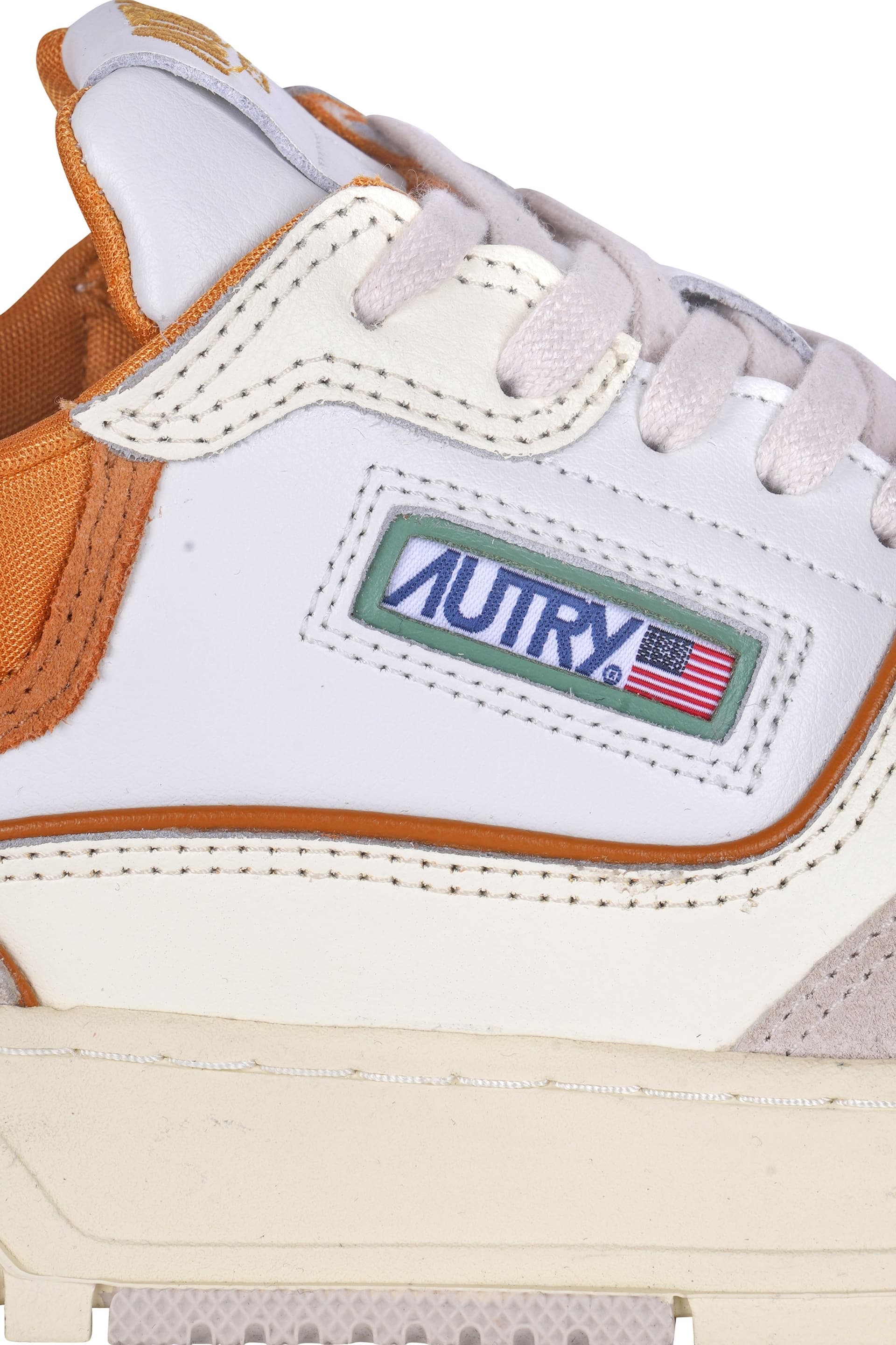 AUTRY Autry - Sneakers - 470546 - Beige/Arancione da donna in Sneaker casual Drestige - Casamassima, commercioVirtuoso.it