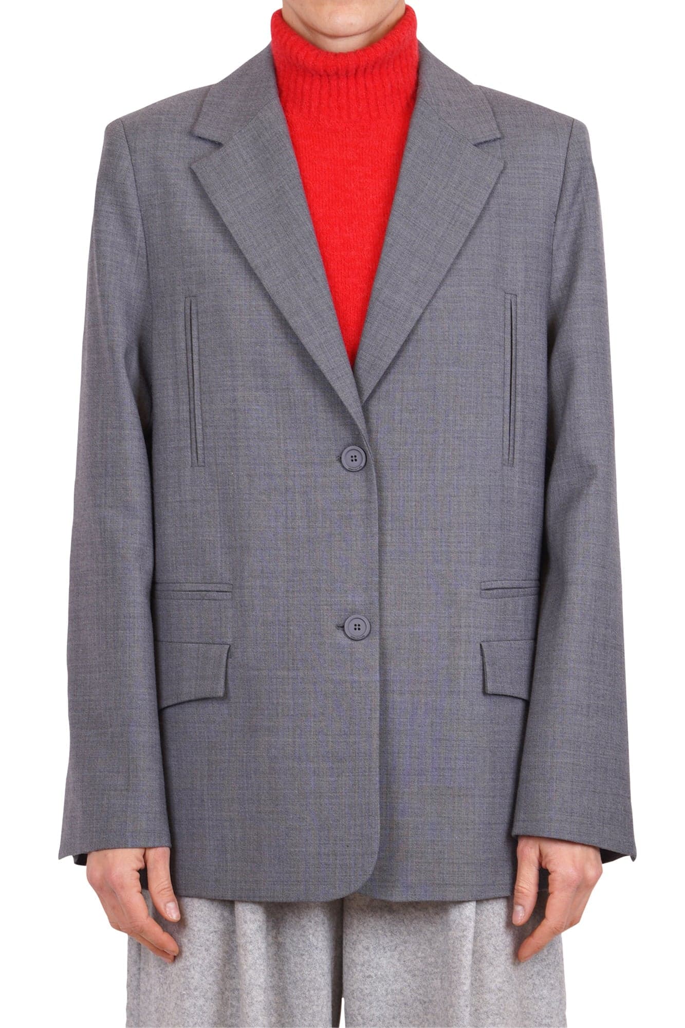 Semi-Couture Semi Couture - Giacca - 461693 - Grigio da donna in Giacche da abito e blazer Drestige - Casamassima, commercioVirtuoso.it