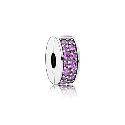 Pandora Clip Eleganza luccicante viola