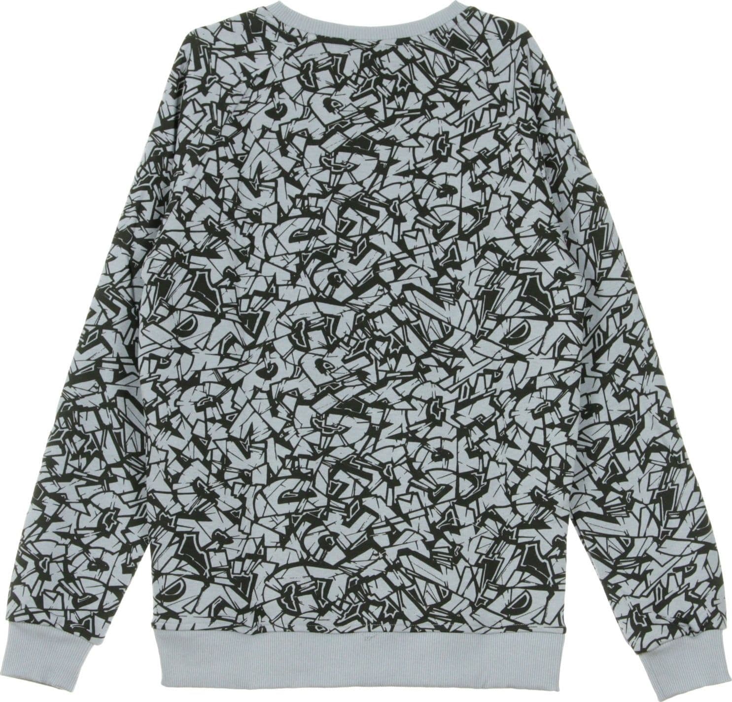 DOLLY NOIRE Felpa Girocollo Uomo Rocks Pattern Crew Grey/black da uomo in Felpe senza cappuccio Drestige - Casamassima, commercioVirtuoso.it