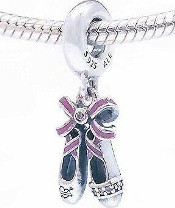 Pandora - Charm pendente Scarpette da Ballerina in Bead Charm Alba Gioielli - Casoria, commercioVirtuoso.it