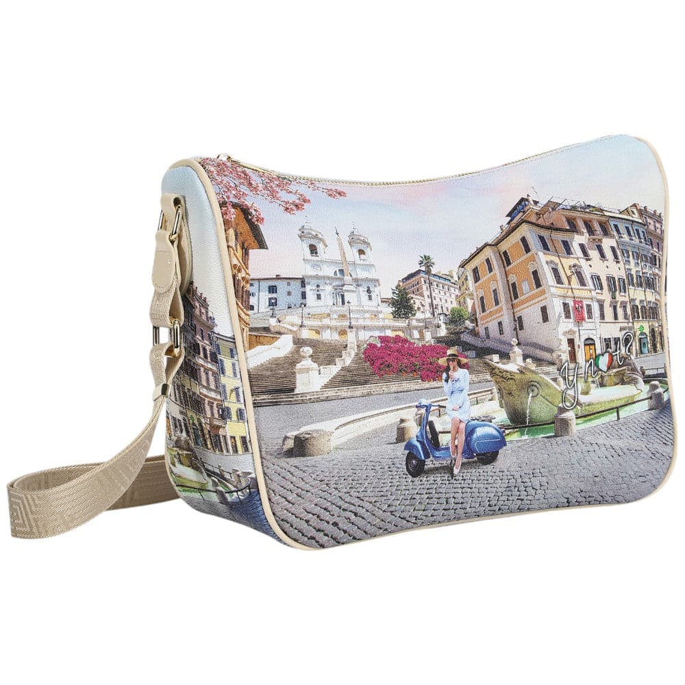 YNot borsa a tracolla shoulder bag stampa Vacanza Romana YES370S5 Borse YNot